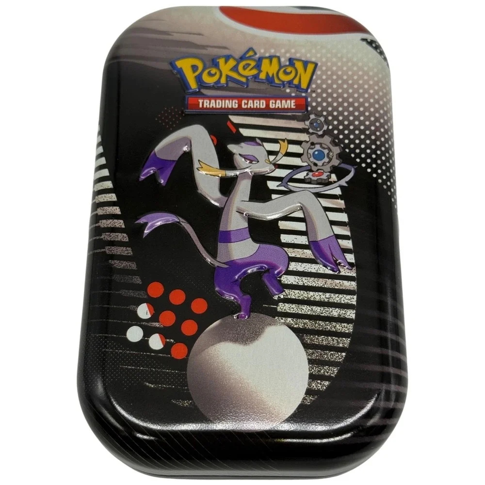Pokemon TCG Collector Chest and 7 Unova Mini Tins Empty Storage Set Excellent